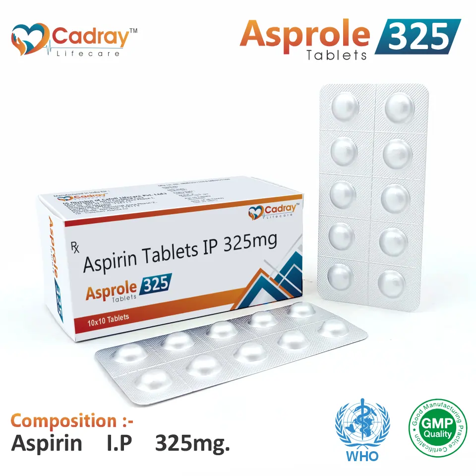 Aspirin 325mg Tablet Packaging